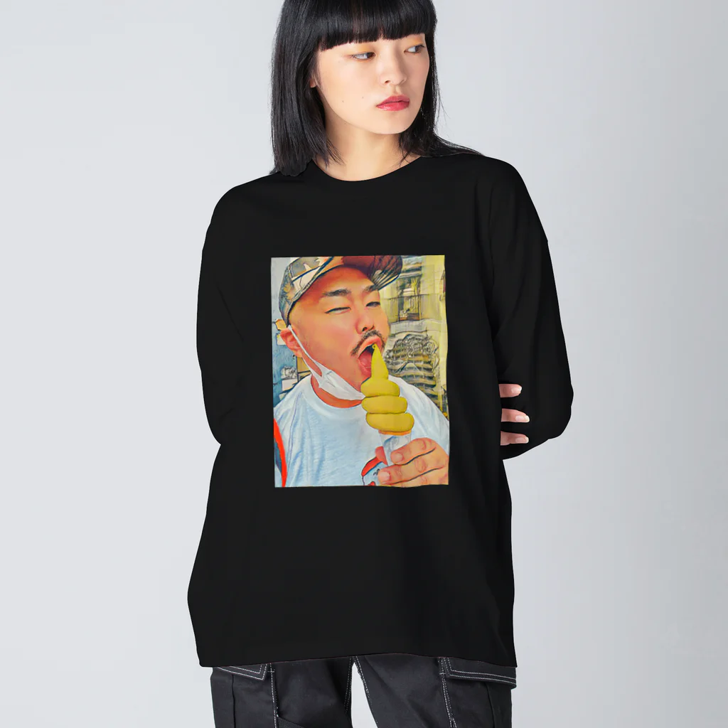 伝説の変態の伝説の96ちゃん2 ビッグシルエットロングスリーブTシャツ