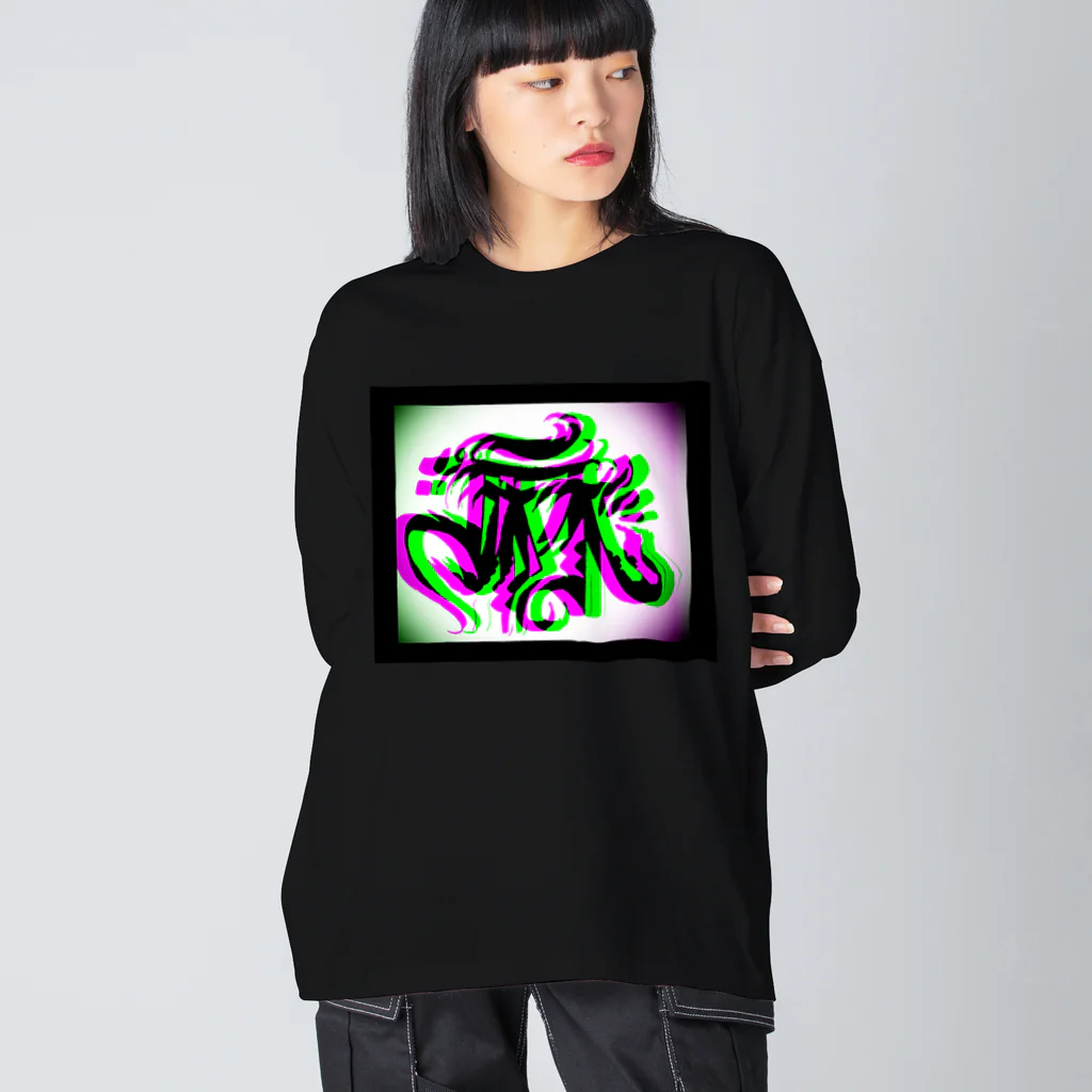 OPTMのabstracloub ビッグシルエットロングスリーブTシャツ