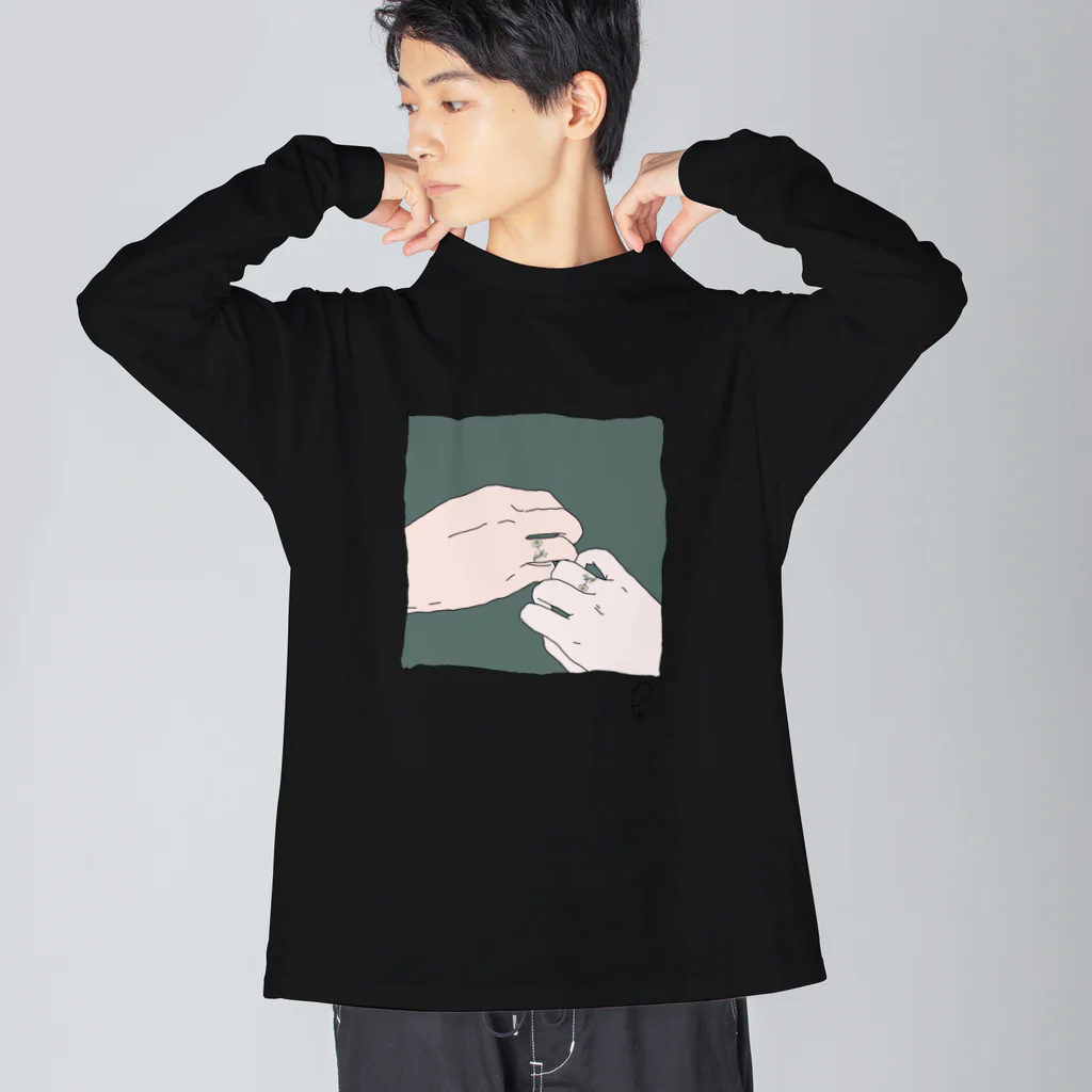 リコピン♕*.のマーガレットのタトゥー Big Long Sleeve T-Shirt