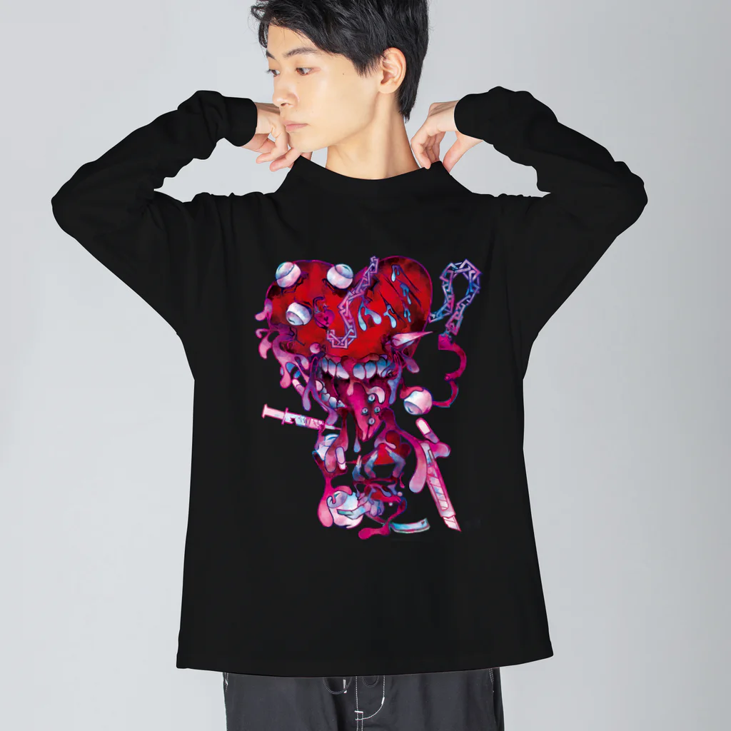 SHIONｴｽｴｲﾁｱｲｵｰｴﾇの恋愛中毒 Big Long Sleeve T-Shirt