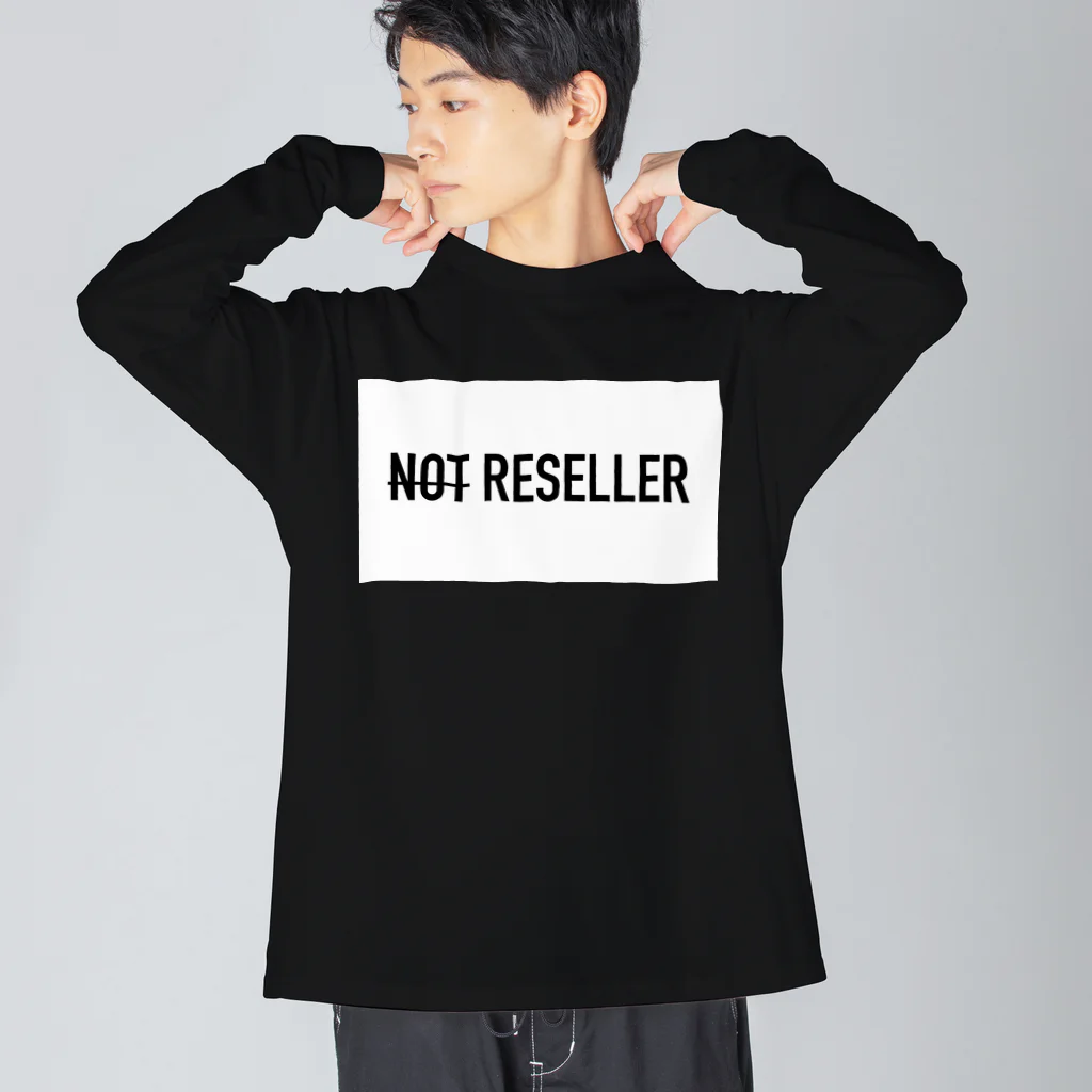 NOT RESELLER by NC2 ch.のNOT RESELLER BRAND NAME ver. ビッグシルエットロングスリーブTシャツ