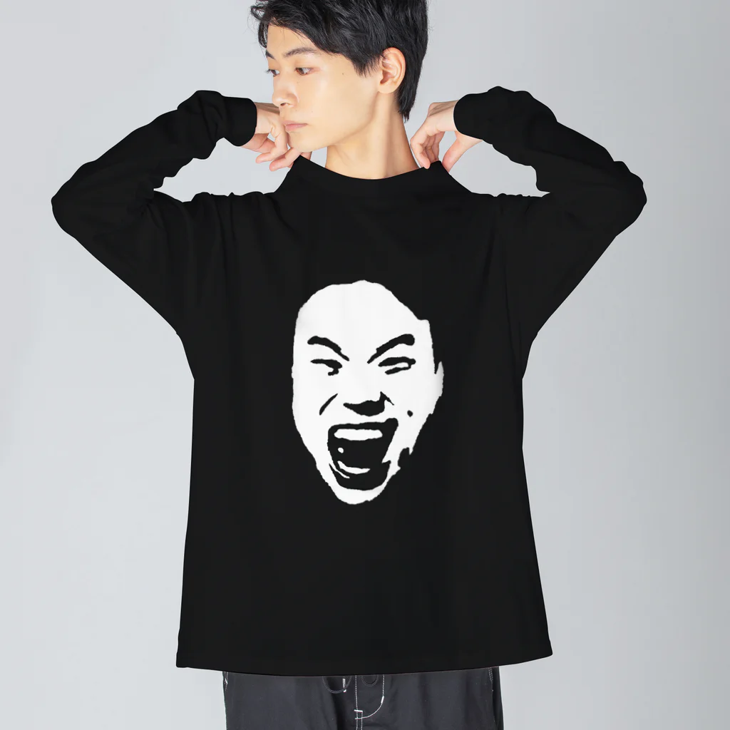 麻生剛弘@サムライスイマーのサムライスイマーフェイス Big Long Sleeve T-Shirt