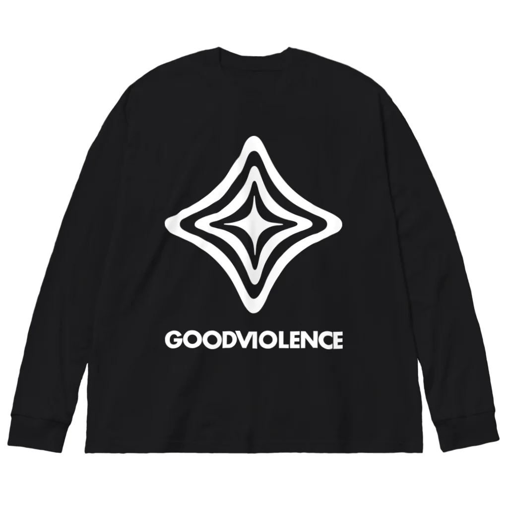 GOOD VIOLENCE STOREのビューティフルロゴ Big Long Sleeve T-Shirt