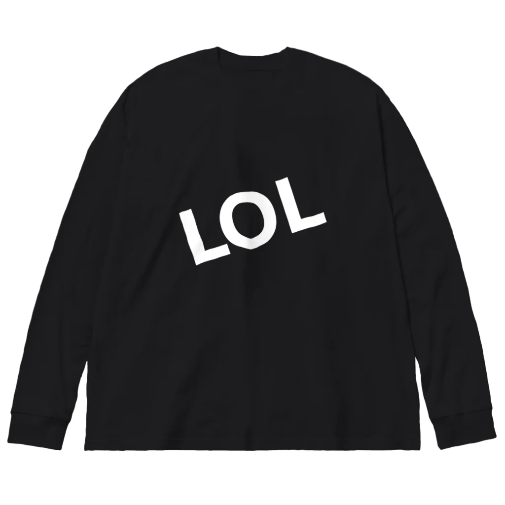 chubbyのLOLビッグシルエットパーカー黒 Big Long Sleeve T-Shirt