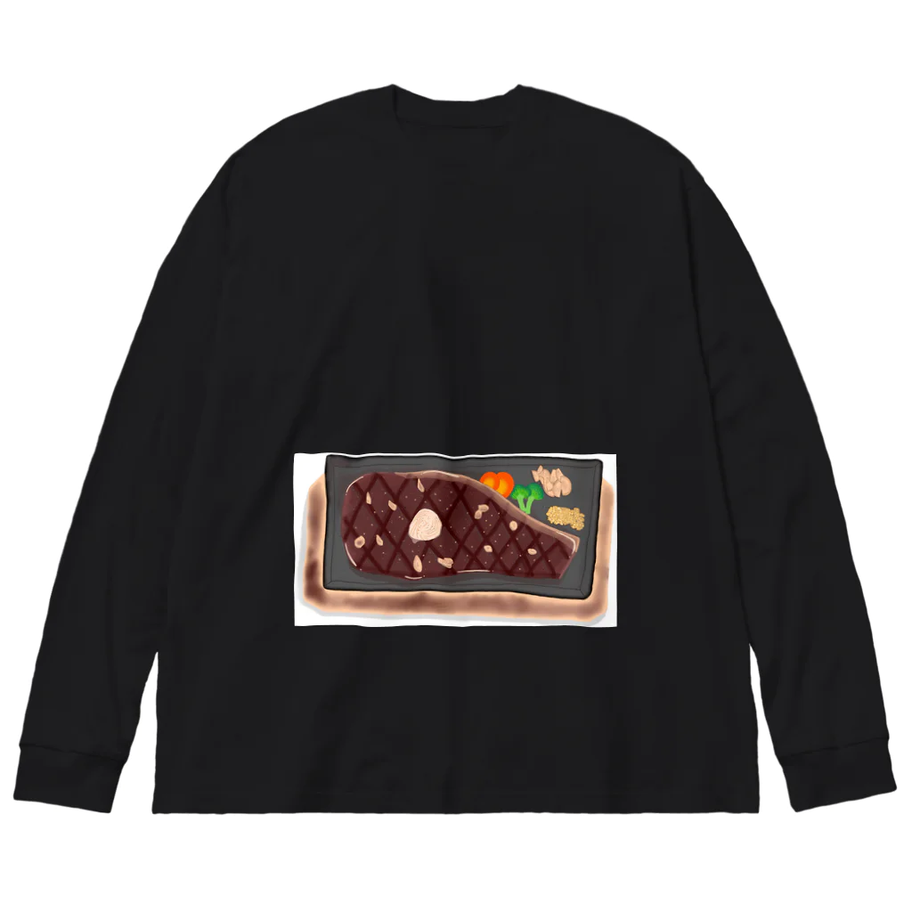 関東肉連合のリブロースステーキ② Big Long Sleeve T-Shirt