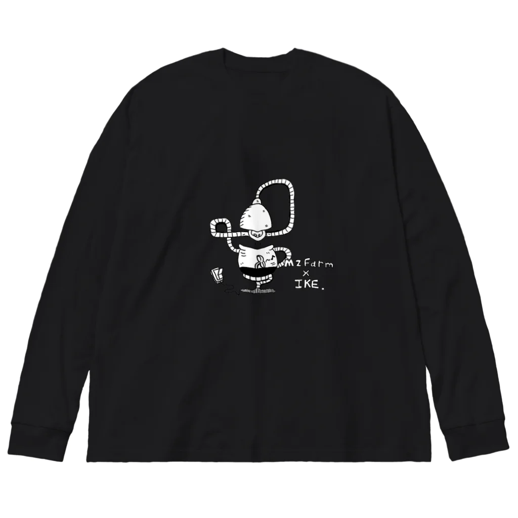 Ryo-jpの縁結農園ロゴTシャツ ビッグシルエットロングスリーブTシャツ