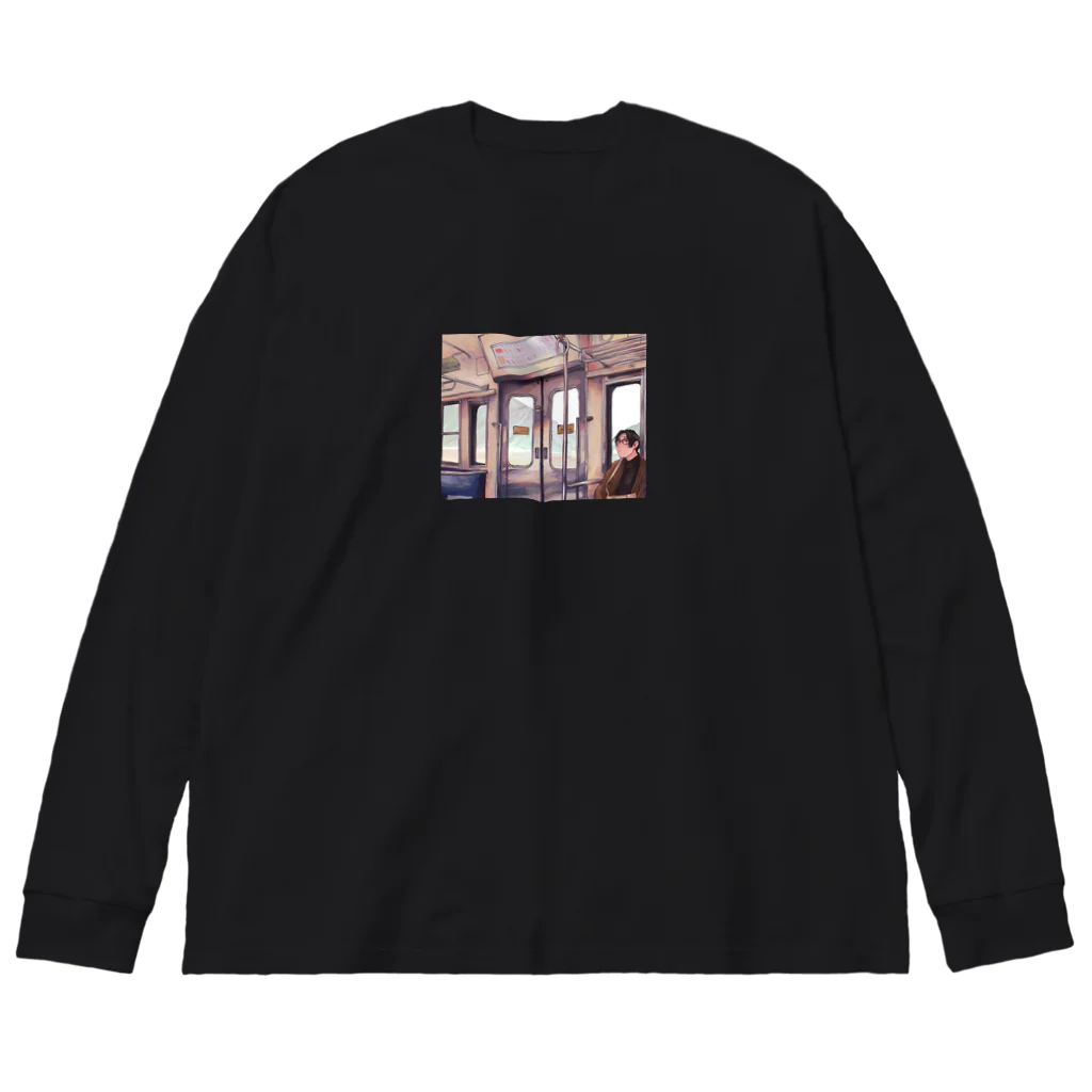 とまれかくまれ。のえちぜん鉄道 Big Long Sleeve T-Shirt