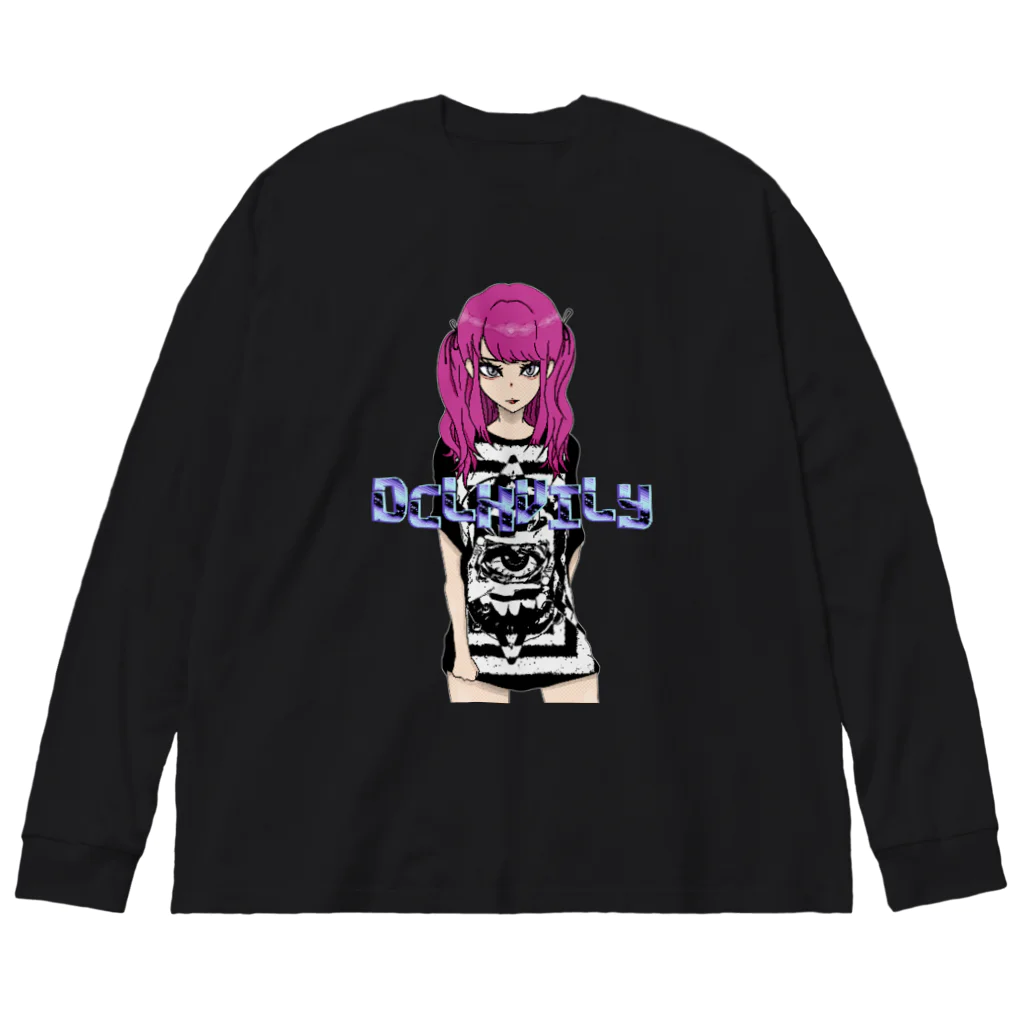 DCLXVILY(デヴィリー)のドットデビリ子ちゃん ビッグシルエットロングスリーブTシャツ