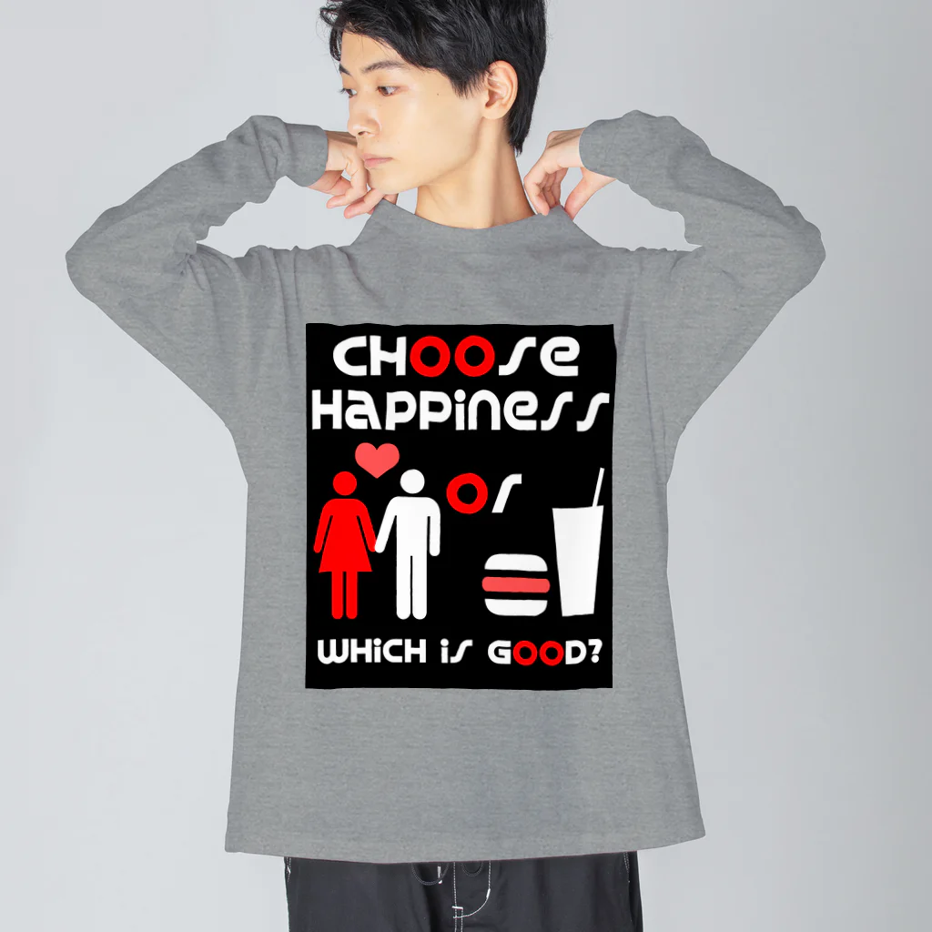 Ａ’ｚｗｏｒｋＳのLOVE or APPETITE Big Long Sleeve T-Shirt