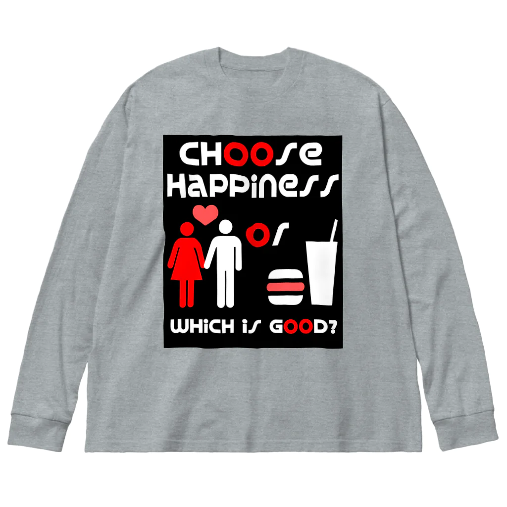 Ａ’ｚｗｏｒｋＳのLOVE or APPETITE Big Long Sleeve T-Shirt