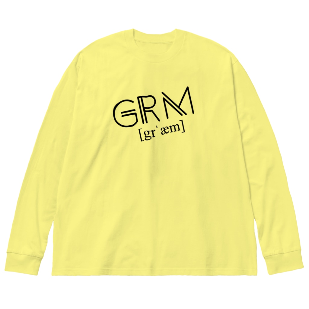 GRMのGRMロゴロングスリーブTシャツ Big Long Sleeve T-Shirt