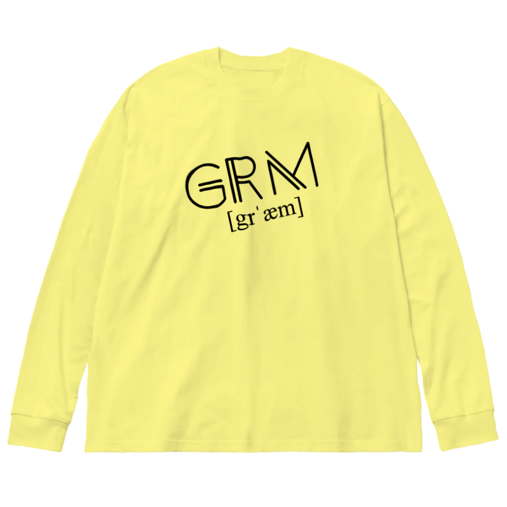 GRMのGRMロゴロングスリーブTシャツ ビッグシルエットロングスリーブTシャツ