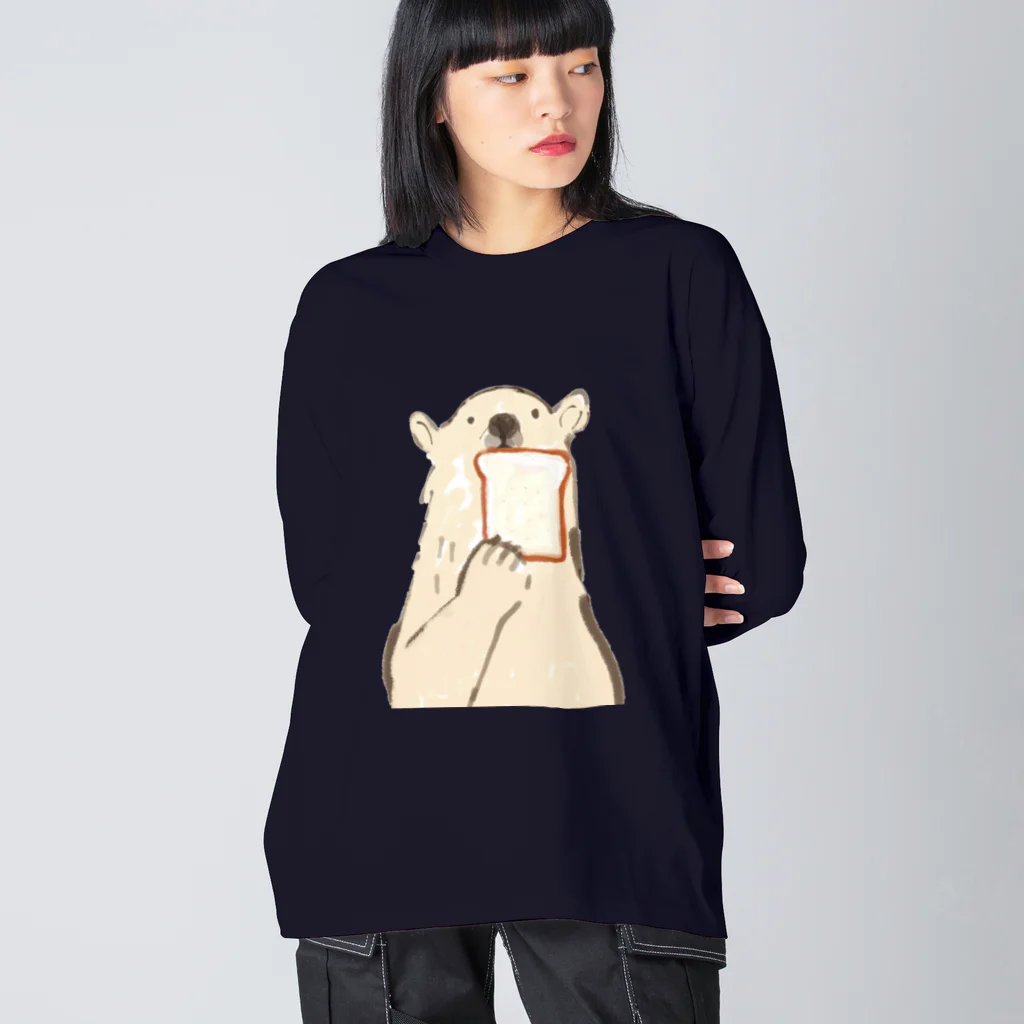 sucre usagi (スークレウサギ）の食パンとしろくま Big Long Sleeve T-Shirt