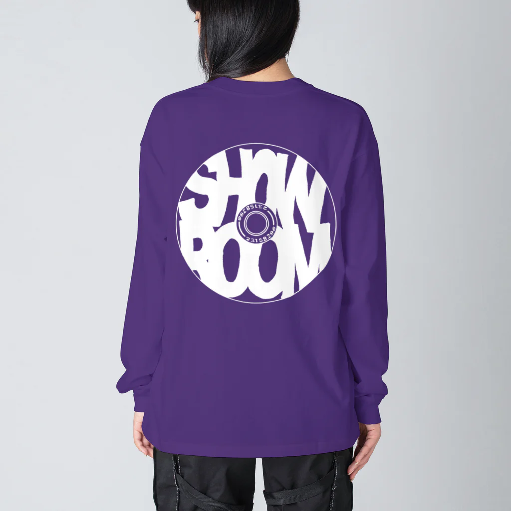 FMK-OのSHOWROOM DISC LOGO "WH" ビッグシルエットロングスリーブTシャツ