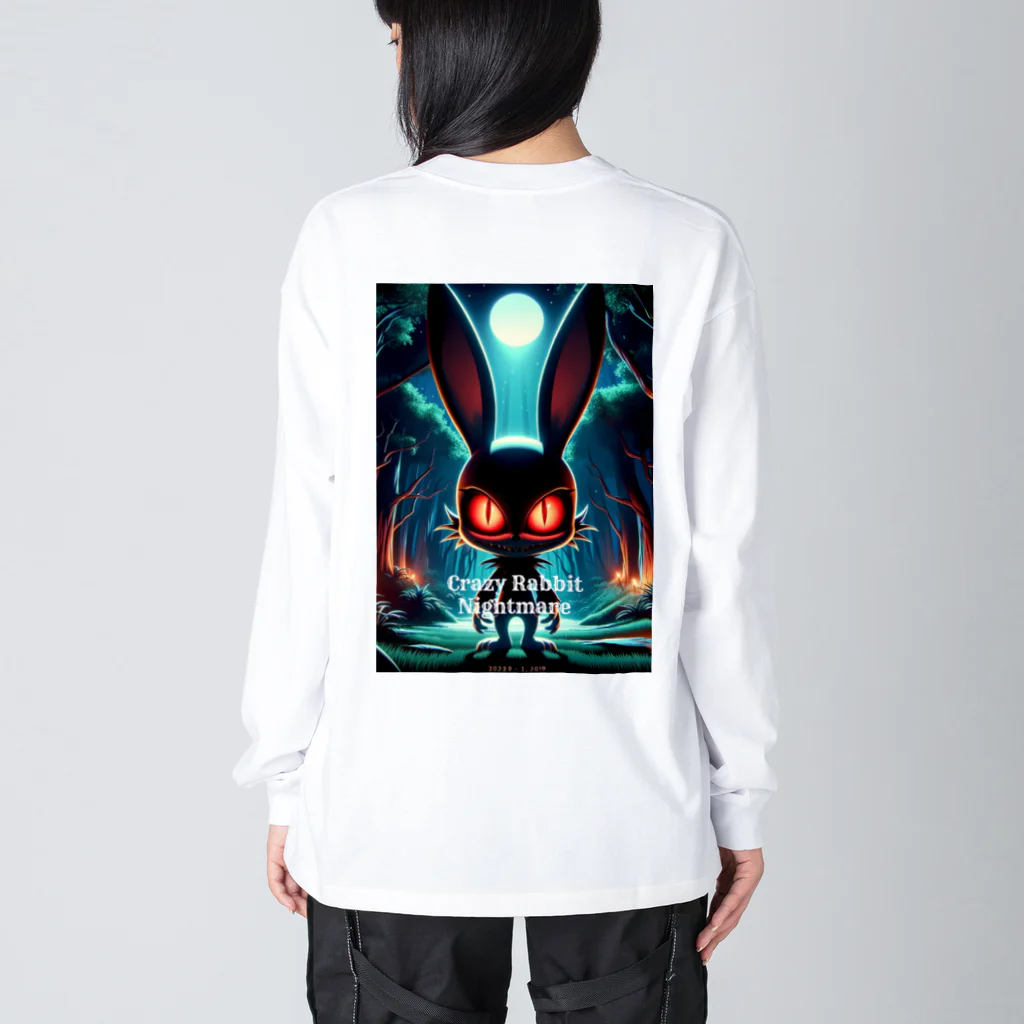 【Crazy Rabbit Nightmare】の【Crazy Rabbit Nightmare】 ビッグシルエットロングスリーブTシャツ