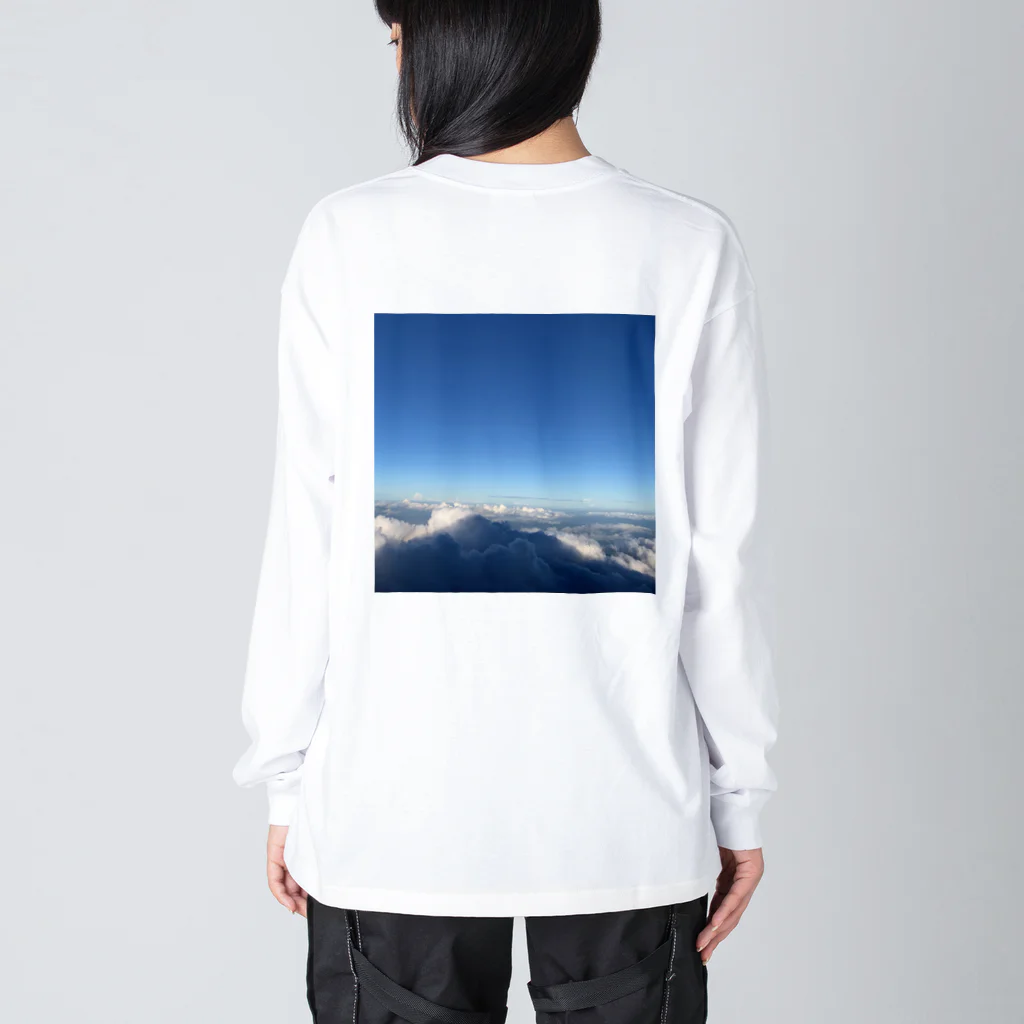 plantsandtokyoのClouds｜FUJISAN ビッグシルエットロングスリーブTシャツ