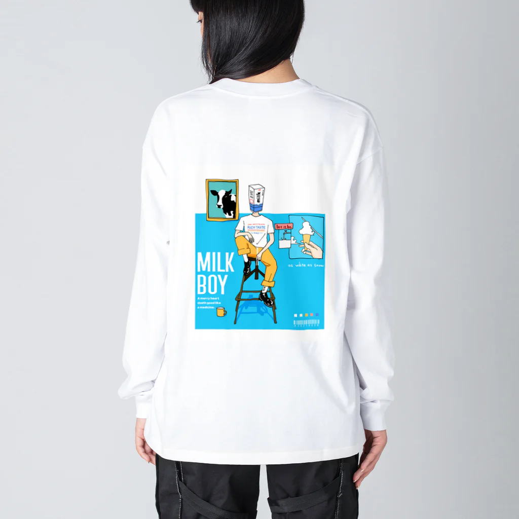 ノブ太のアパレルのミルクボーイ Big Long Sleeve T-Shirt