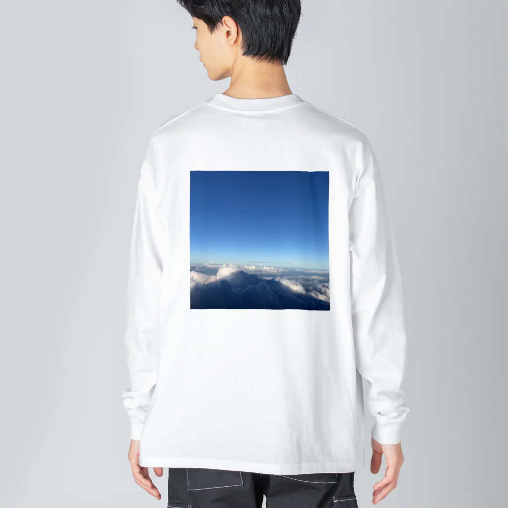 plantsandtokyoのClouds｜FUJISAN ビッグシルエットロングスリーブTシャツ