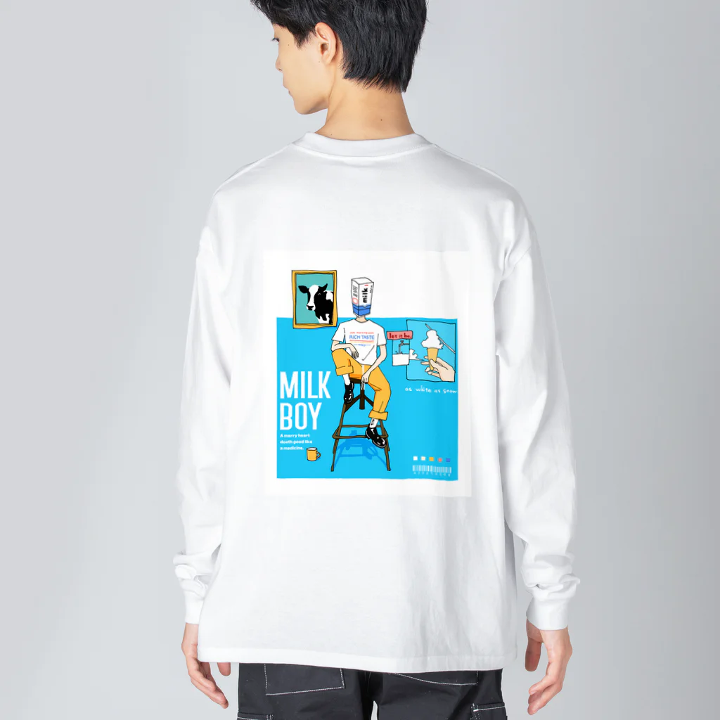 ノブ太のアパレルのミルクボーイ Big Long Sleeve T-Shirt