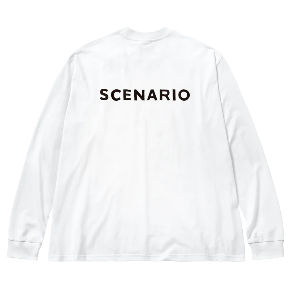 SCENARIOのSCENARIO BACK LOGO Tee ビッグシルエットロングスリーブTシャツ