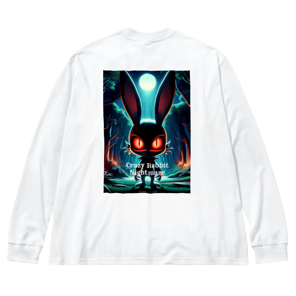 【Crazy Rabbit Nightmare】の【Crazy Rabbit Nightmare】 ビッグシルエットロングスリーブTシャツ