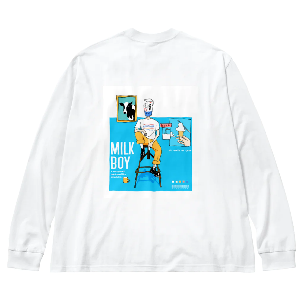 ノブ太のアパレルのミルクボーイ Big Long Sleeve T-Shirt