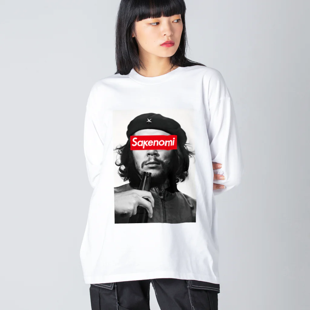stereovisionのチェ・ゲバラとsakenomi 루즈핏 롱 슬리브 티셔츠