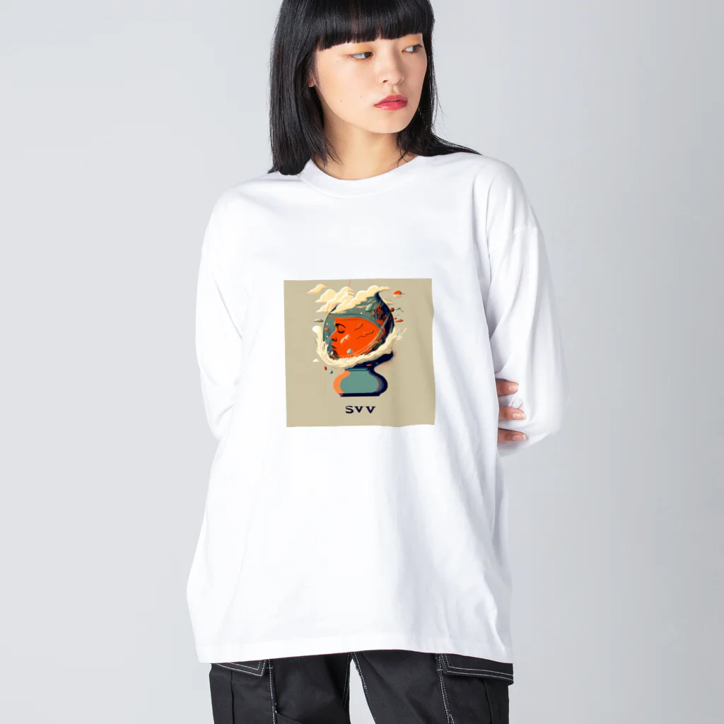 Kins.のsurpluses? ビッグシルエットロングスリーブTシャツ