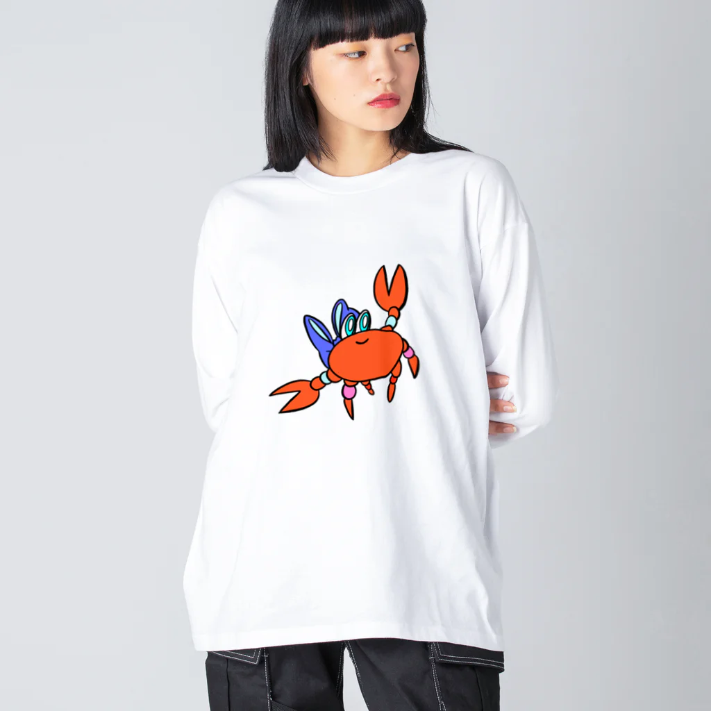 IKUYOのカ子ちゃま ビッグシルエットロングスリーブTシャツ