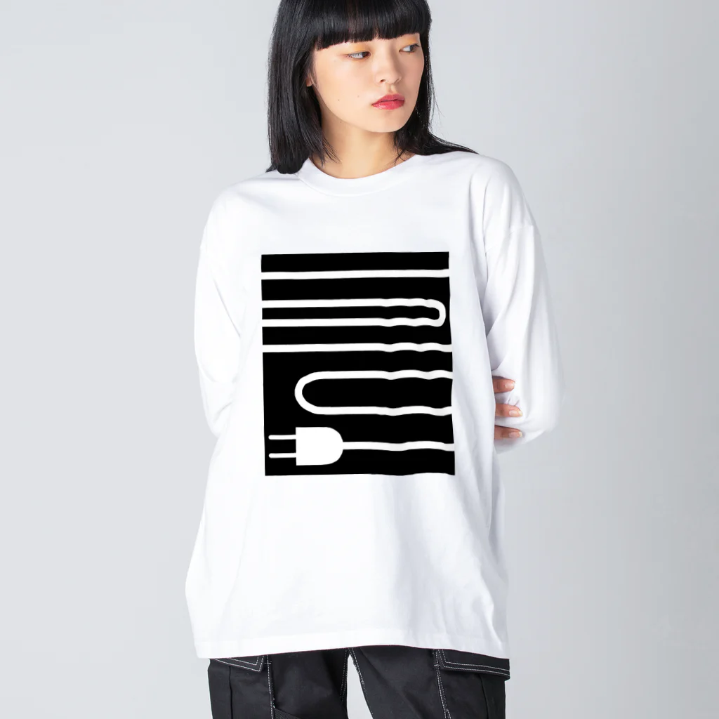 日々碌ストアの充電 Big Long Sleeve T-Shirt