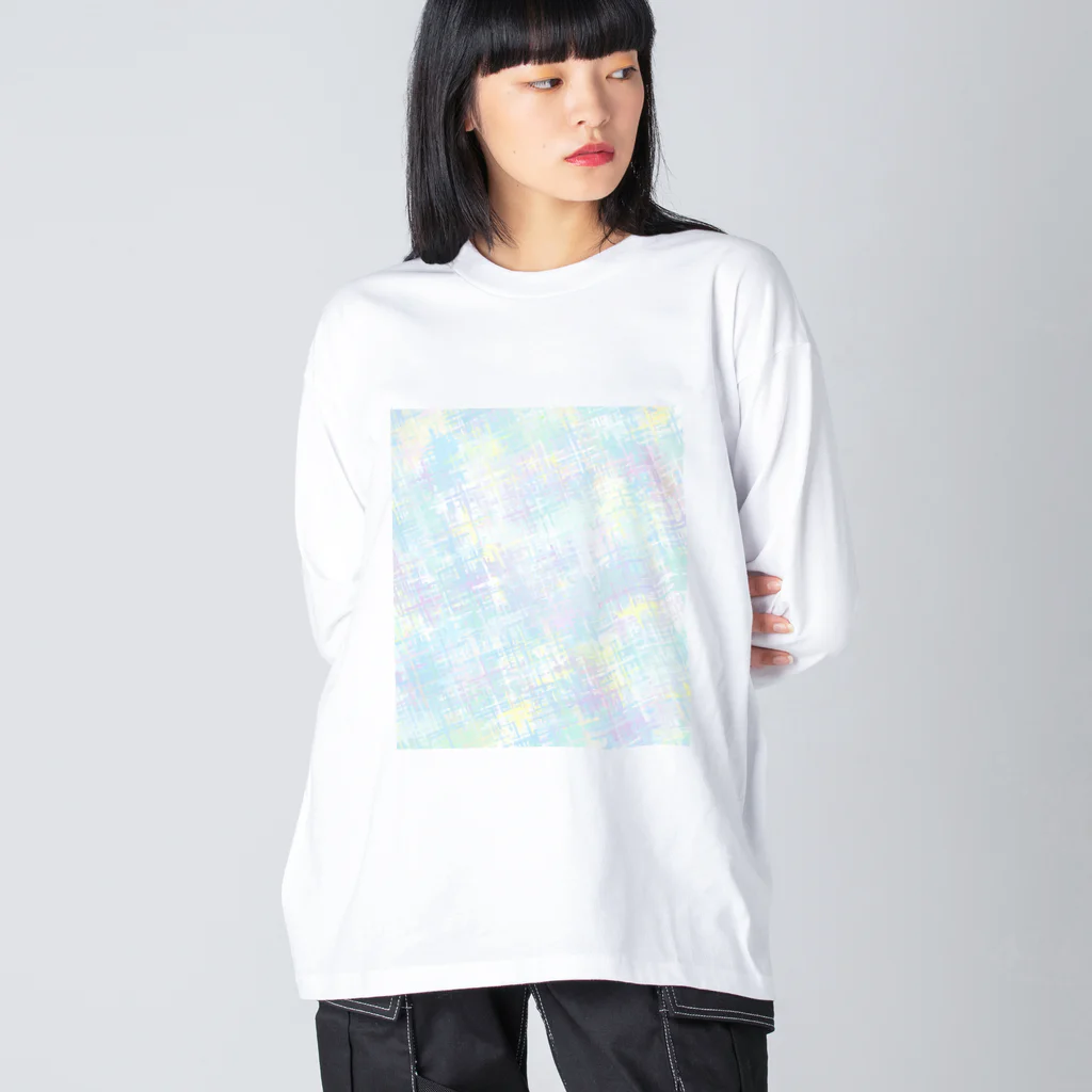 sakura-tornのきらめくブルー Big Long Sleeve T-Shirt