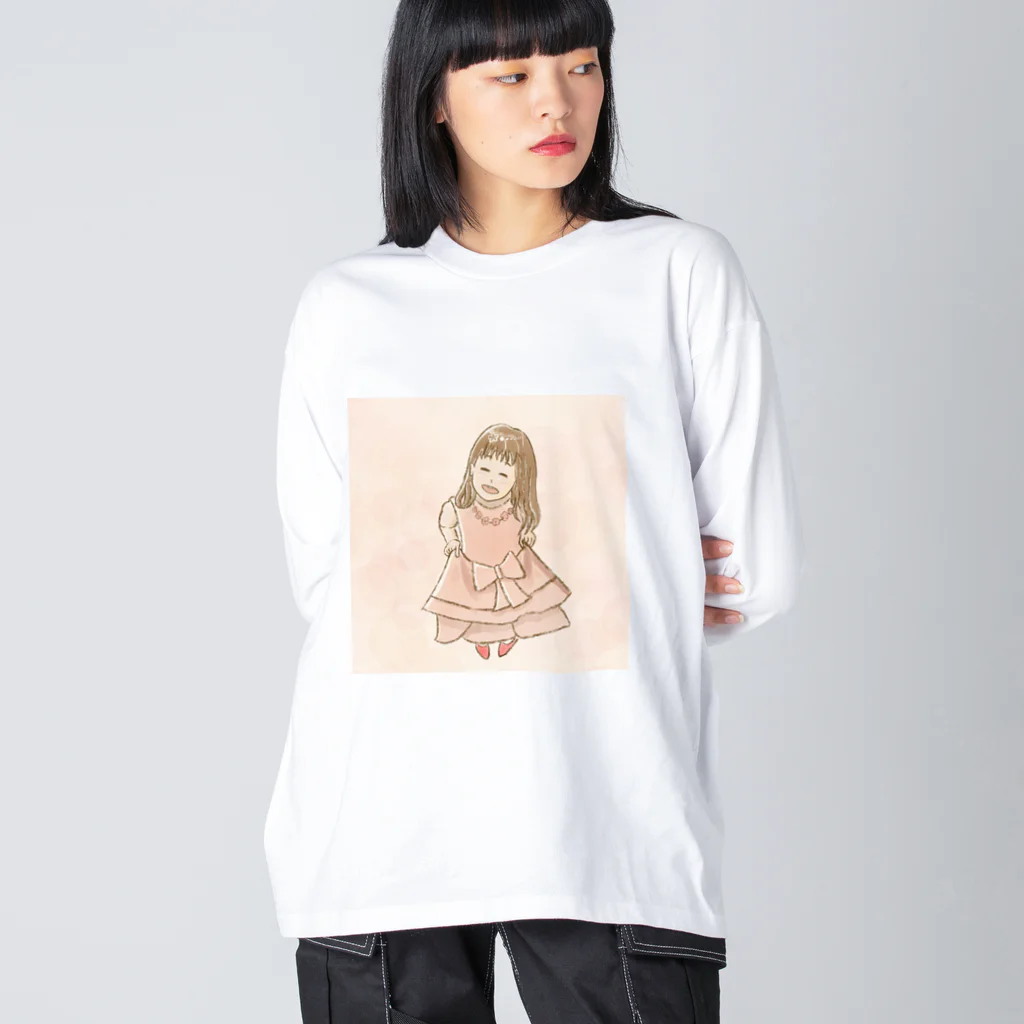 月詩の月詩(つくし)ちゃん ビッグシルエットロングスリーブTシャツ