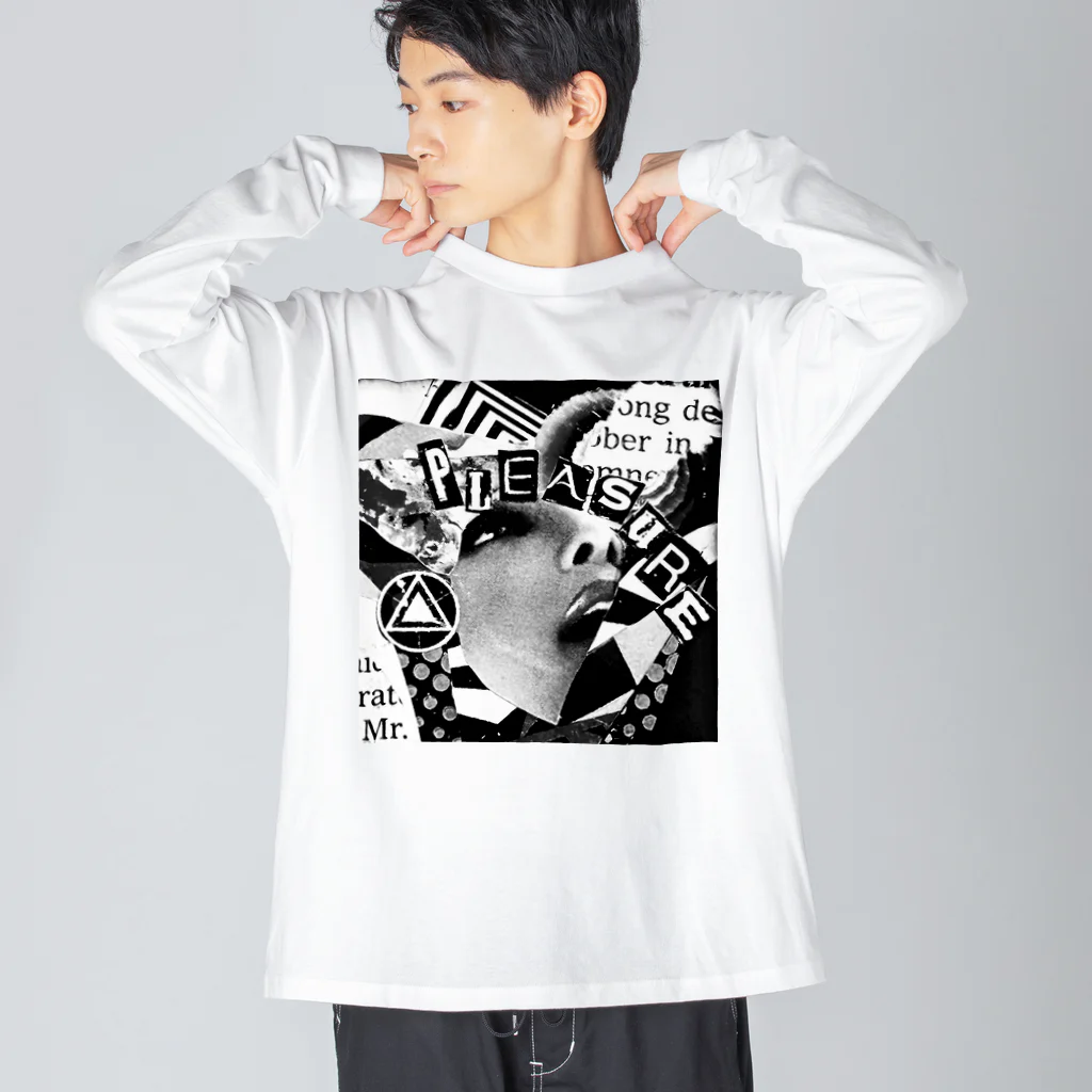 DAISUKE-EKUSIADのコラT Big Long Sleeve T-Shirt