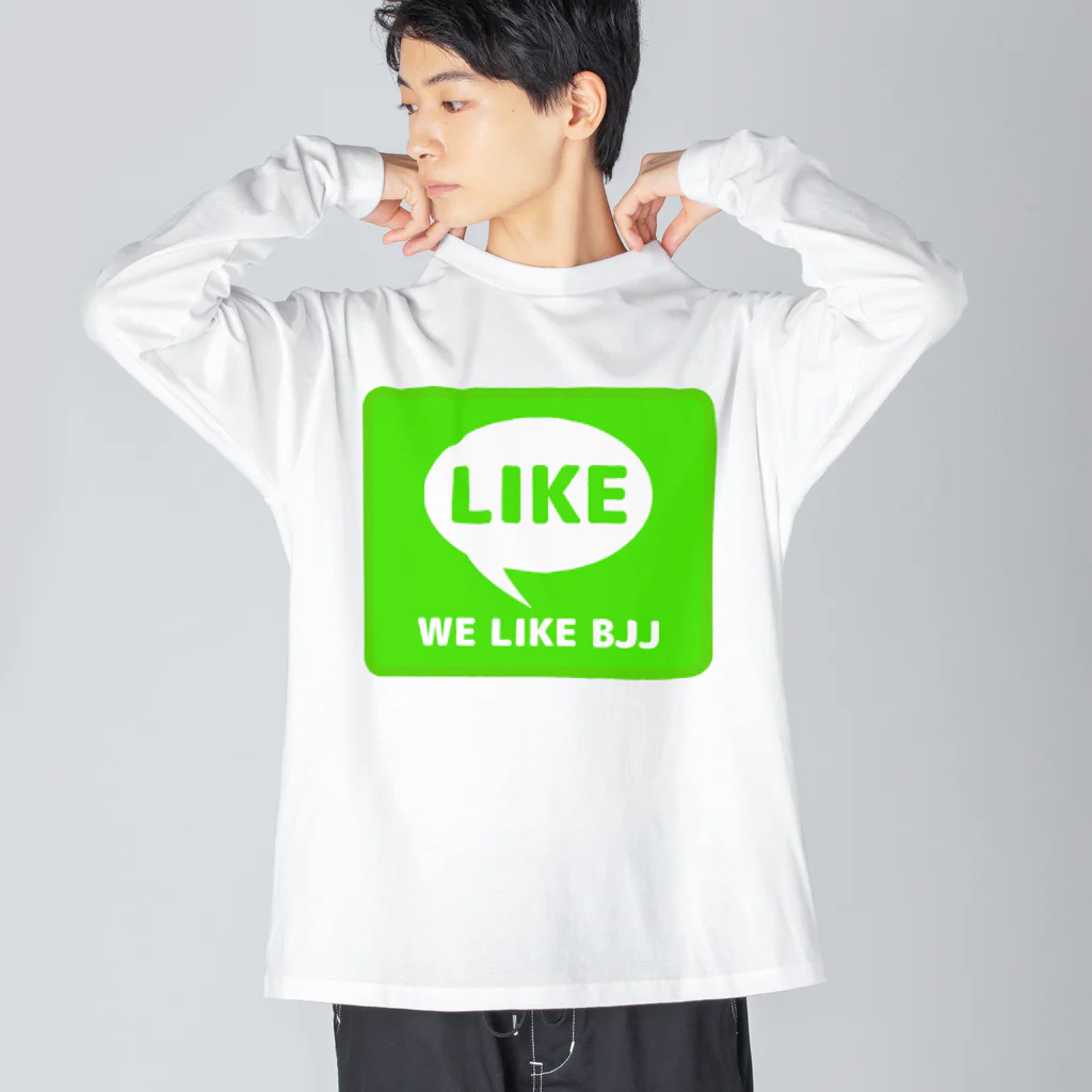 JIU(ジウ)ブラジリアン柔術TシャツのLIKE ビッグシルエットロングスリーブTシャツ