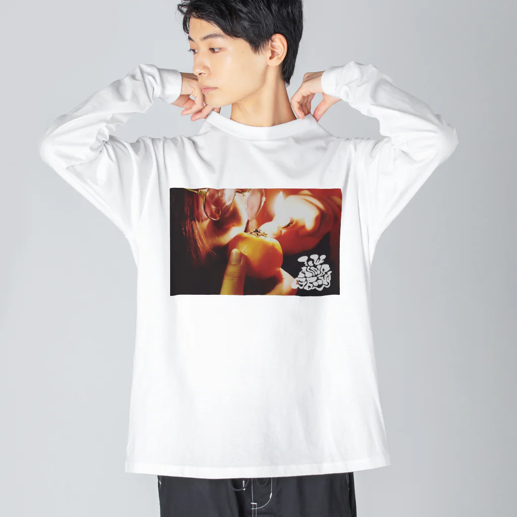 Low Mind GroovyのOrange Pipe Tee ビッグシルエットロングスリーブTシャツ