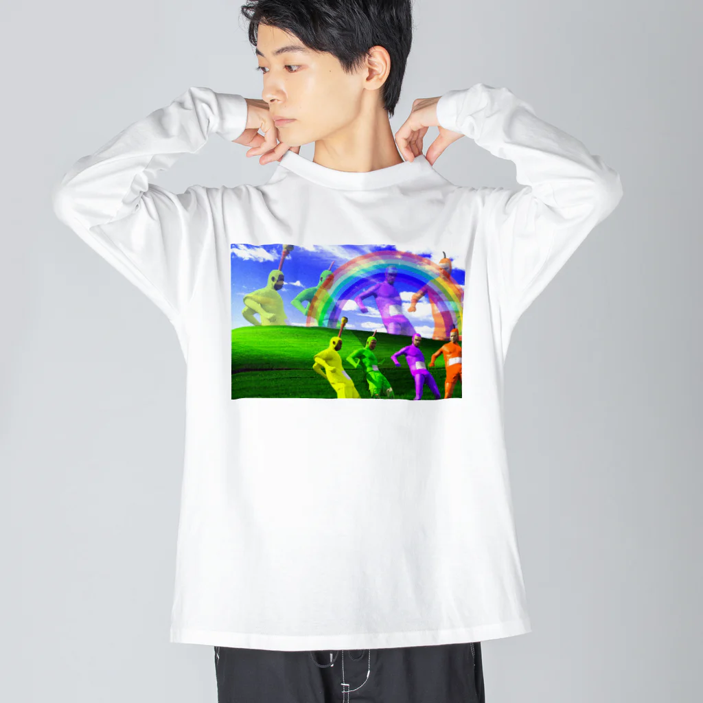 HardyBgoodeのTELETUBIES Big Long Sleeve T-Shirt