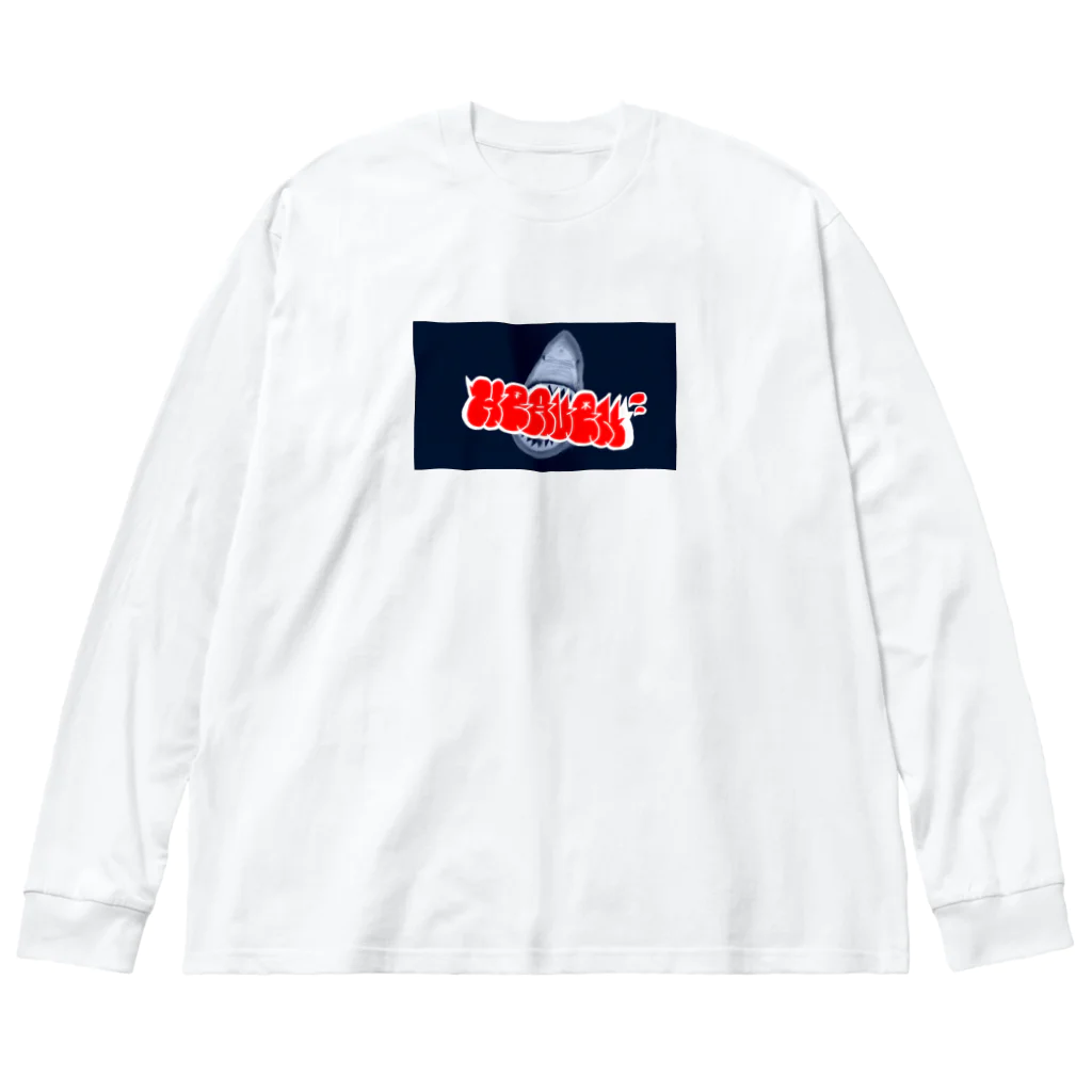 Danny-HeavenのHEAVEN "サメ" Big Long Sleeve T-Shirt