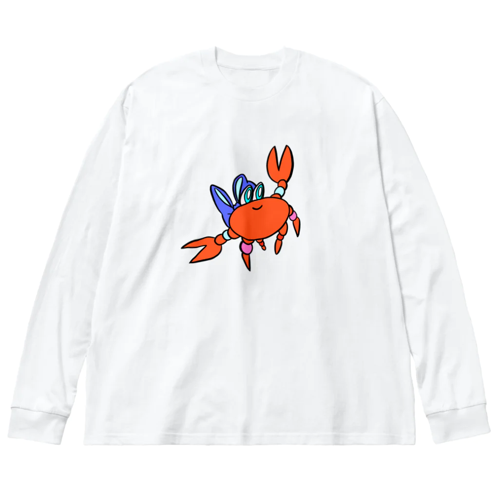 IKUYOのカ子ちゃま ビッグシルエットロングスリーブTシャツ