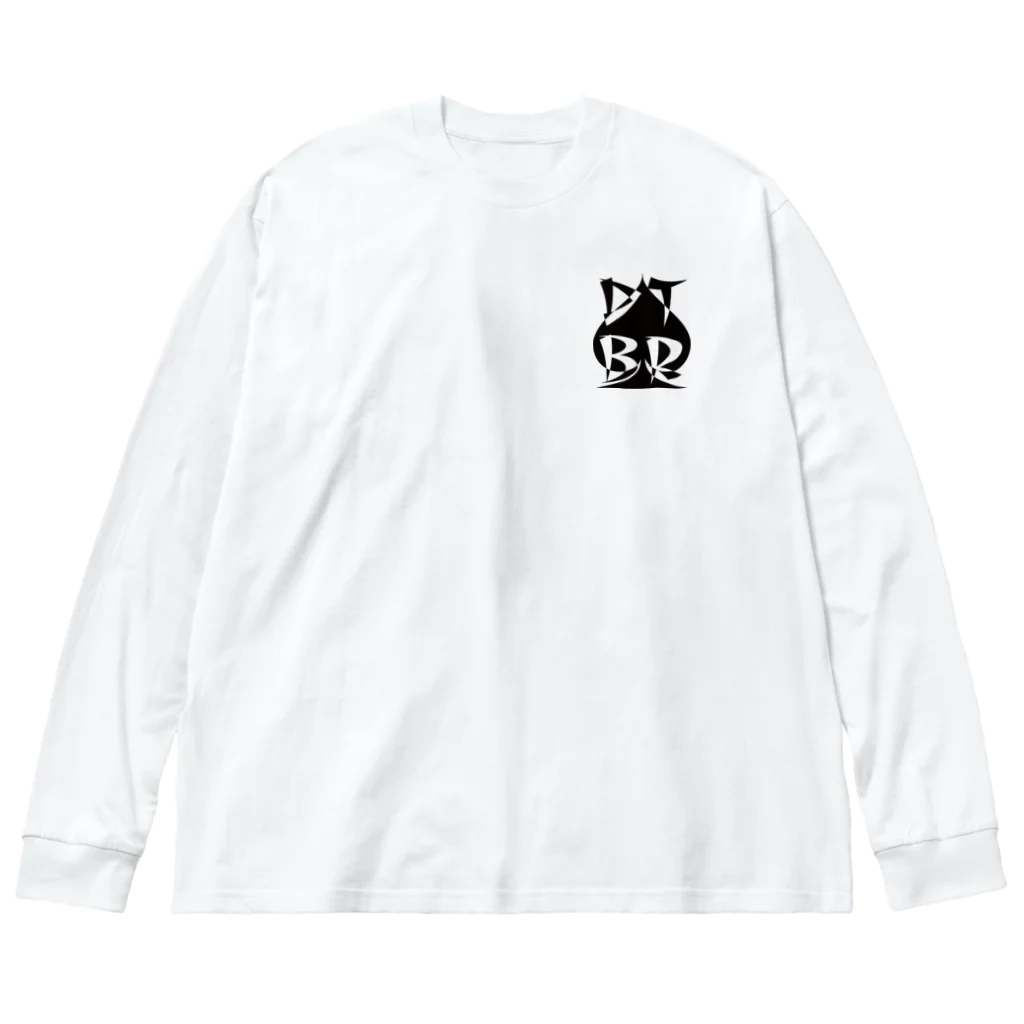 スペィドのおみせsuzuri支店のDon't Think BEER #1 (white body) Big Long Sleeve T-Shirt