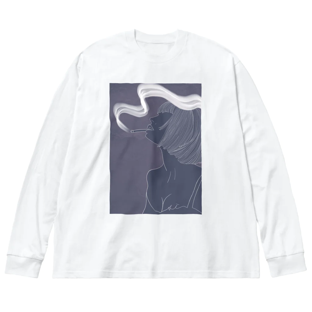 xx_ai-sha___のTake a break... ビッグシルエットロングスリーブTシャツ