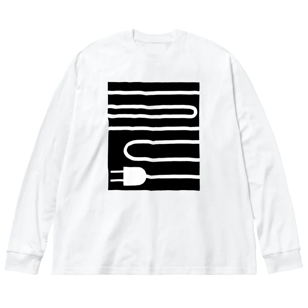 日々碌ストアの充電 Big Long Sleeve T-Shirt