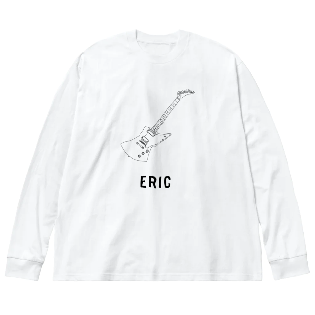 Handwritten GuitarsのERIC -black line- ビッグシルエットロングスリーブTシャツ