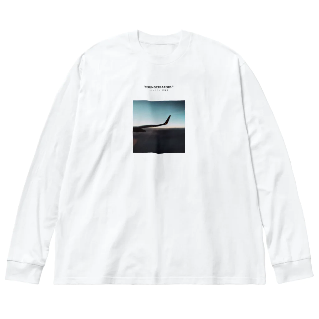 YOUNGCREATORSのYOUNGCREATORS SEASON ONE "HIKOUKI BLK" ビッグシルエットロングスリーブTシャツ