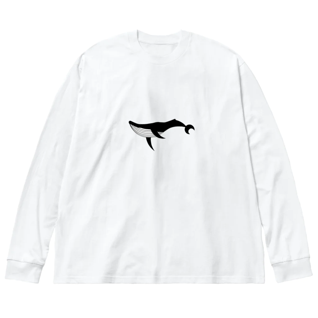 Bebechanのべべちゃん会社のロゴ Big Long Sleeve T-Shirt