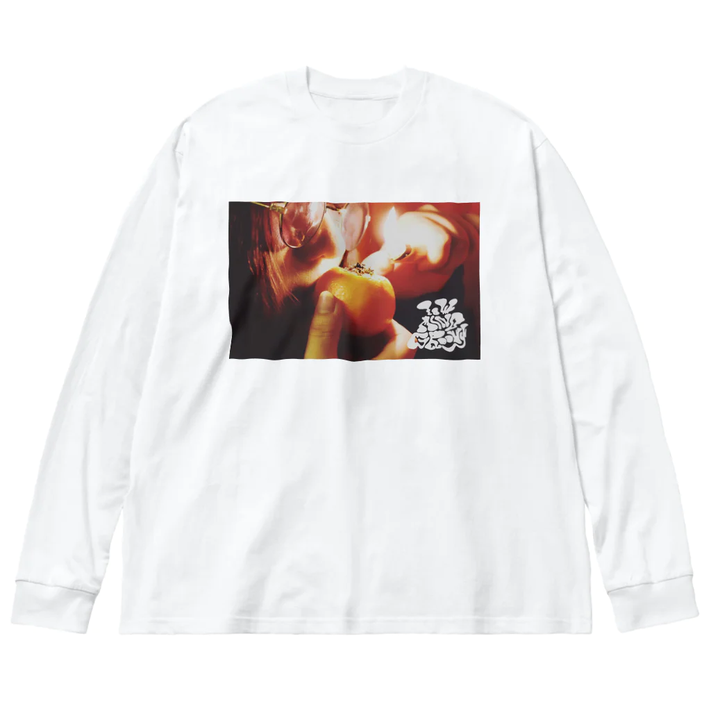 Low Mind GroovyのOrange Pipe Tee ビッグシルエットロングスリーブTシャツ