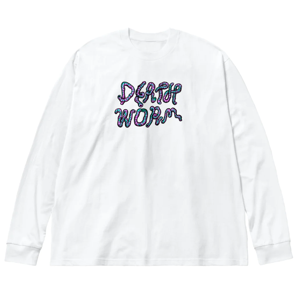 NZM110すずりやさんのDEATH WORM Big Long Sleeve T-Shirt