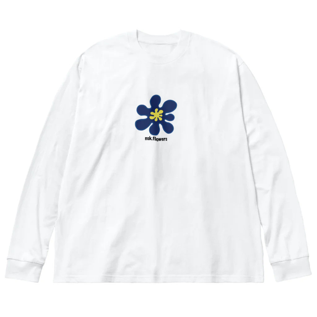 nosuke.のflower ビックシルエットTシャツ ビッグシルエットロングスリーブTシャツ