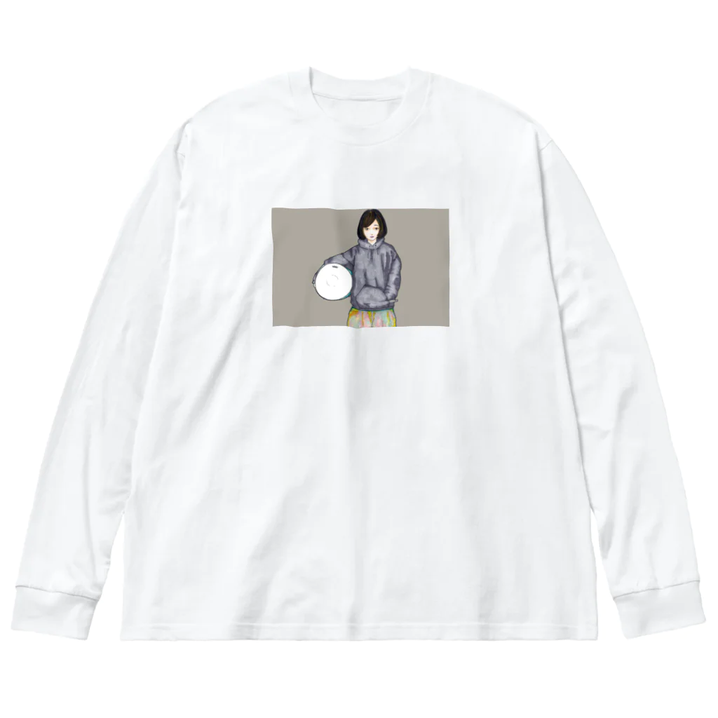 アシタモイキタイのスネアドラム女子 Big Long Sleeve T-Shirt