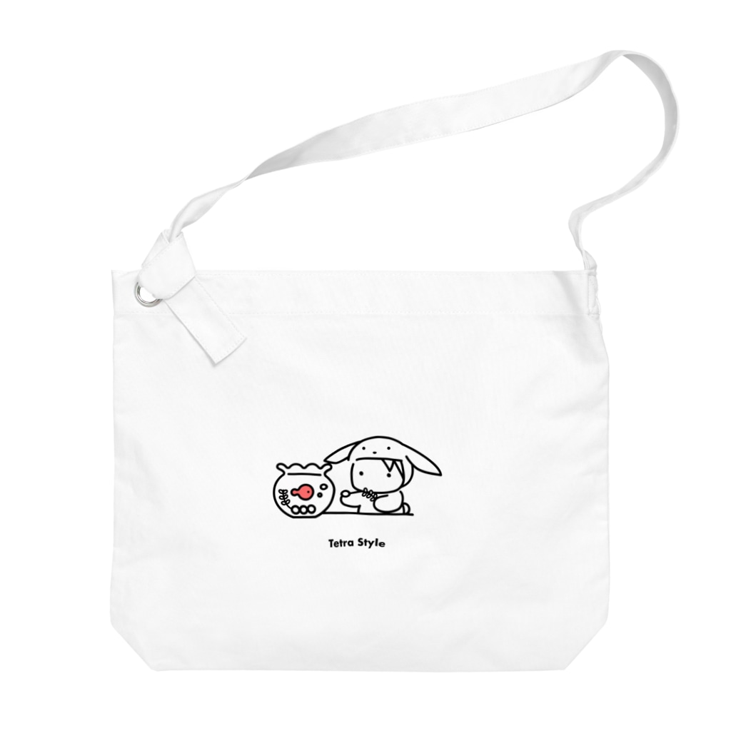 Tetra Styleの金魚（コナ） Big Shoulder Bag