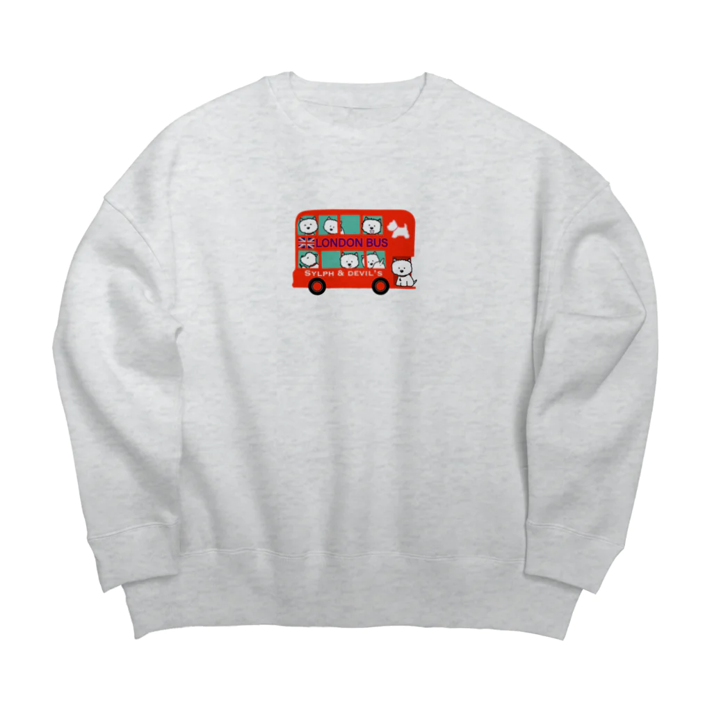 Kizplanning 「Sylph&Devil's」のロンドンバス Big Crew Neck Sweatshirt